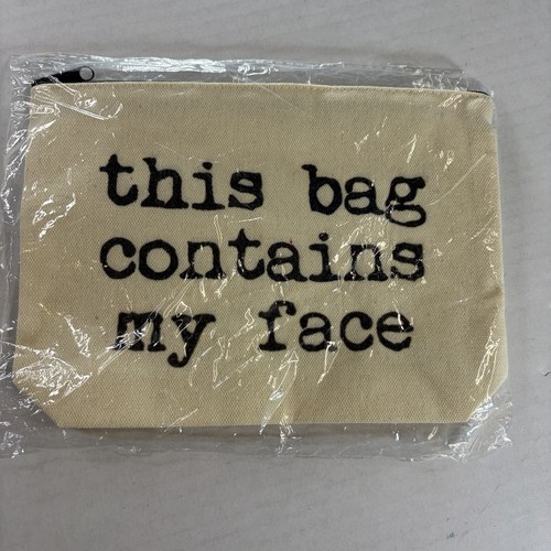 This bag contains face - this, my