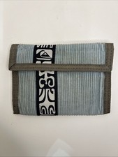 Retro Quiksilver Corduroy Surf Skate Wallet Blue