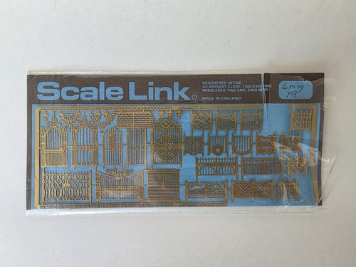 Etched brass scale link 00 - brass,