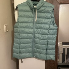 Marks & Spencer Women’s Feather & Down Gilet Size 12 Dusted Aqua
