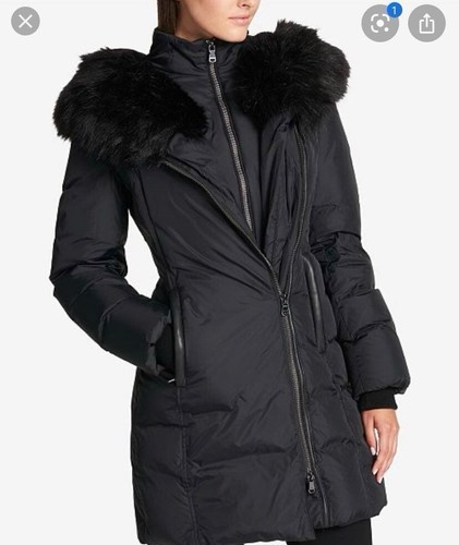 340 dkny bib hooded quilted - bib,