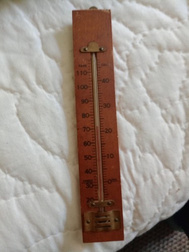 Vintage wood and brass - wood,