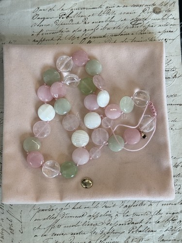 Lola rose necklace pink green - lola,
