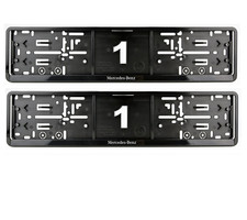 2x BLACK MERCEDES BENZ PREMIUM