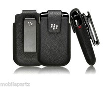 Genuine BlackBerry Leather Swivel Holster Case for Bold 9700 9780 9790 8520 9300