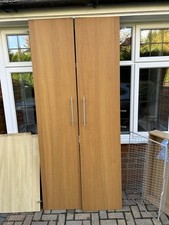 IKEA Pax Wardrobe Door Set; Oak Finish With Fittings 236 Tall x 50. Plus More