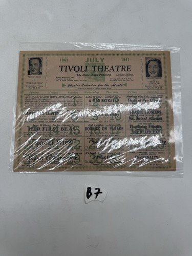 Tivoli theatre july 1941 - july,