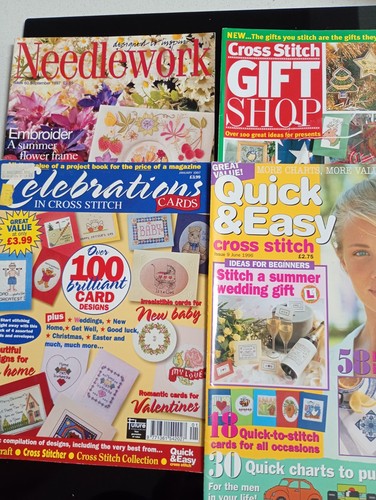 Cross stitch magazines bundle - cross,
