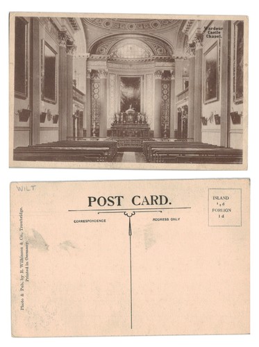 Vintage postcard interior of - -,