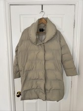 Boohoo Petite Ladies Stylish Beige Puffer Jacket/Coat (Size - 10 Petite)