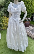 Vintage 1980’s Cream Satin
