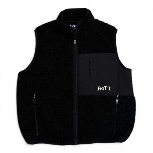 Bott black fleece gilet - gilet, (m)
