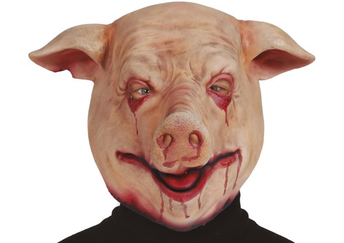 Adult halloween pig mask - adult,