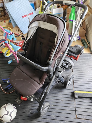 Silver cross pushchair with - cross,