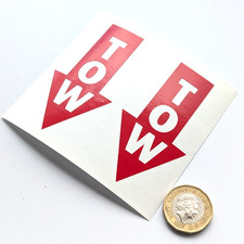 2 x TOW Arrows Sticker - Drift