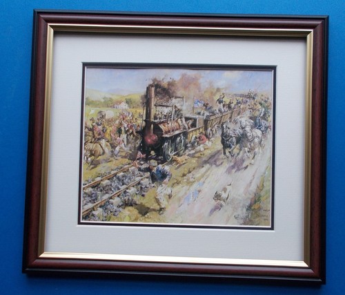 Railway print cuneo - by,