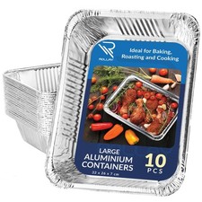 10 Pack Large Aluminium Foil