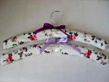 Coat hangers Padded Hand Sewn in Priory Vintage Laura Ashley fabric set of 2 NEW