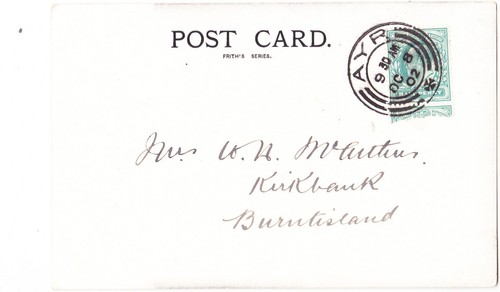 Postal history ayr - history,