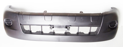 Front bumper black - front, with