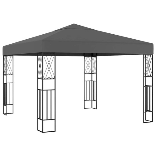 Gazebo anthracite polyester - gazebo,