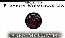 Playboy Archived Memorabilia Blue Foil JENNY MCCARTHY