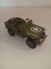 VINTAGE DINKY TOYS US ARMY JEEP DIECAST MODEL PLAY WORN 