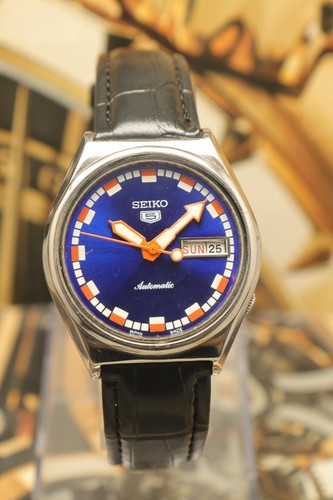 Vintage seiko automatic blue - vintage,