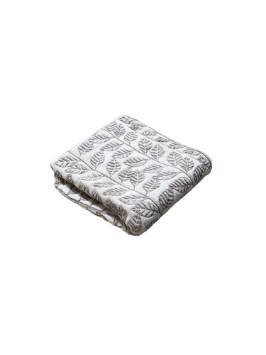 Textured leaf print - textured,