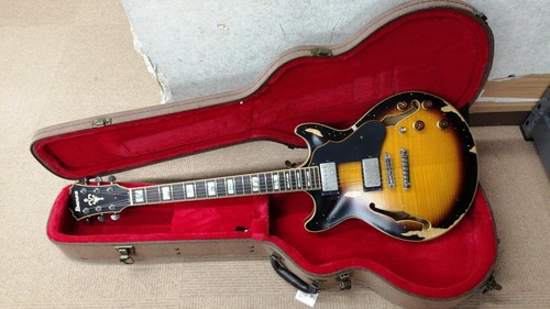 Ibanez amv100fmd semi acoustic - ibanez, semi-acoustic