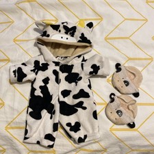 Design A Bear Cow Outfit Sleeper Will Fit Build A Bear with slippers