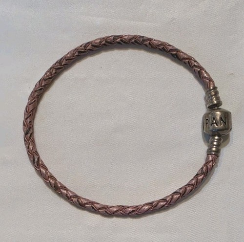 Pandora braided leather - braided, pink