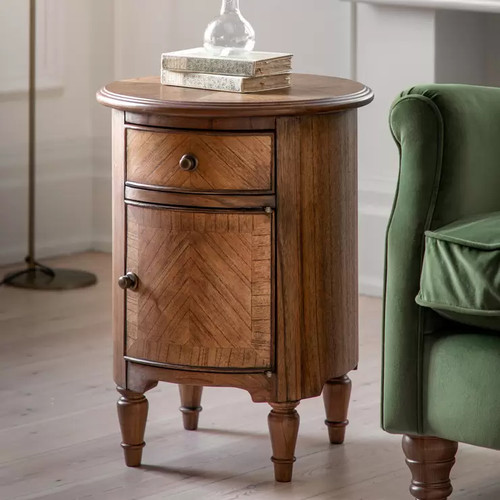 New drum side table - new,