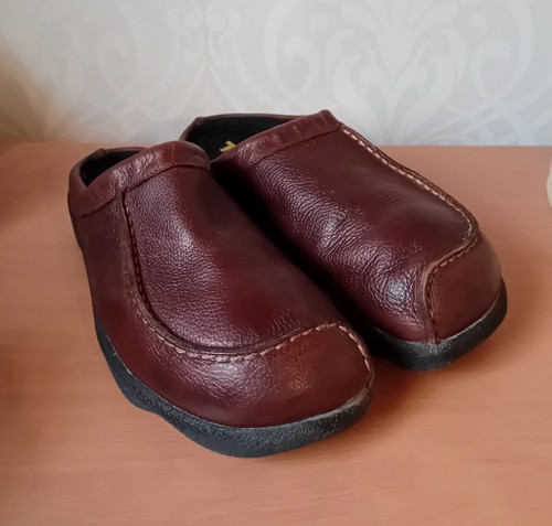 Tsubo mens brown leather - leather, slip