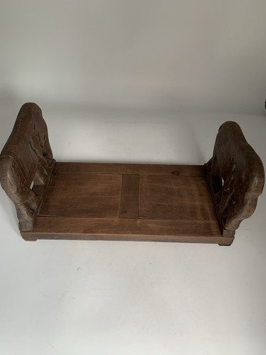 Vintage hand carved wood - hand,