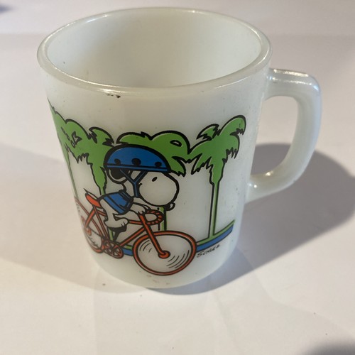 Vintage anchor hocking snoopy - vintage,