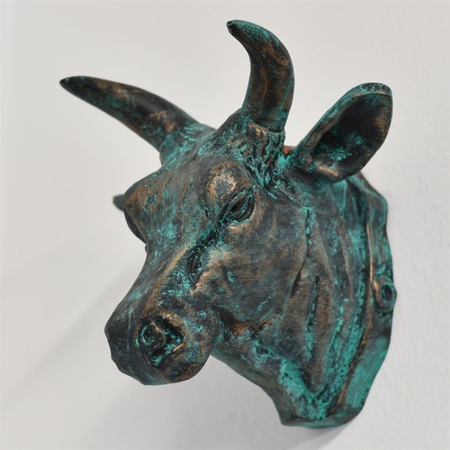 Wall mounted bull animal - wall,