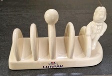 VINTAGE LURPAK TOAST RACK - "DOUGLAS THE BUTTER MAN" - EXCELLENT CONDITION