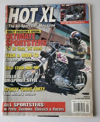 1996 hot harley sportster - hot, xl