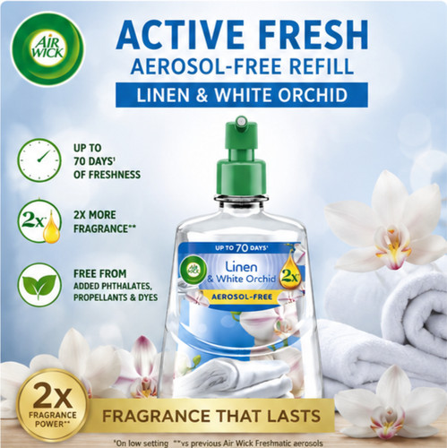 Air wick linen white orchid - linen, &