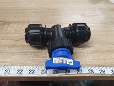 Philmac 25mm x 25mm stopcock. Metric / imperial stop tap cock 2833 GRADED