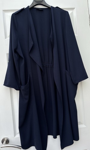Wallis longline navy - longline, unlined