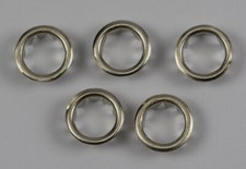 STEEL SILVER COLOUR Clock Grommets Dial Key Hole Collets 10mm Old Antique Clocks