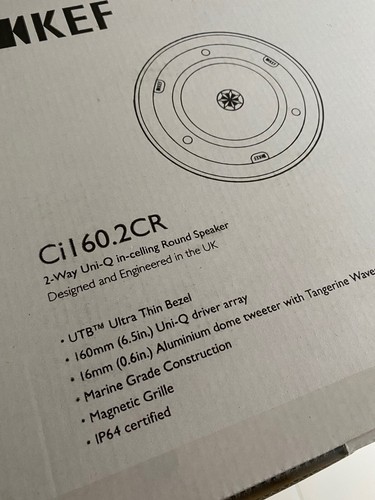 Kef ci160 2cr ceiling - kef, speaker