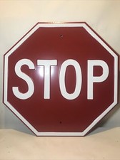 stop sign new old stock