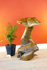 Deco Mushroom From Root Wood 40-50cm Garden Decoration Object New