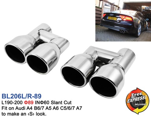 Exhaust tips quad tailpipe - tips,
