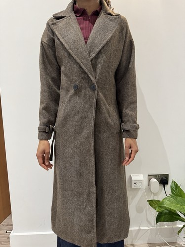 Boohoo long coat size - boohoo,