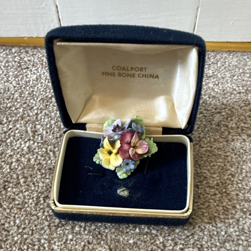 Coalport porcelain flower - coalport,