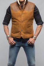 Shearling Gilet For Men Real
